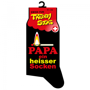 Socken "Papa - ein heisser Socken"